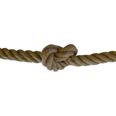 Corde à nœuds en chanvre Ø22mm
