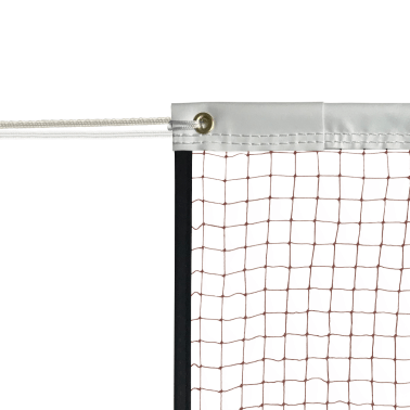 Filet badminton Compétition maille 19mm, 1.6mm marron (l'unité)