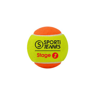 Sachet de 3 balles de tennis Stage 2
