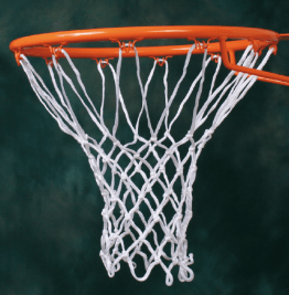Filet basket tressé nylon (polyamide) 6mm (la paire)