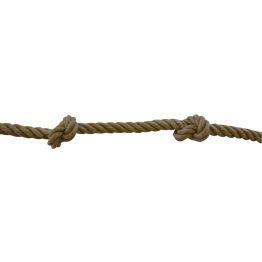 Corde à nœuds en chanvre Ø22mm