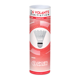 Tube de 6 volants embout mousse initiation