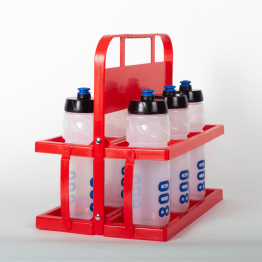 Porte-bouteilles PVC petit modèle + 6 bouteilles 800ml PRESTOGLAS