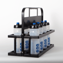 Porte-bouteilles PVC grand modèle + 8 bouteilles 800ml PRESTOGLAS