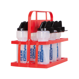 Porte-bouteilles PVC petit modèle + 6 bouteilles HYG 800ml PRESTOGLAS