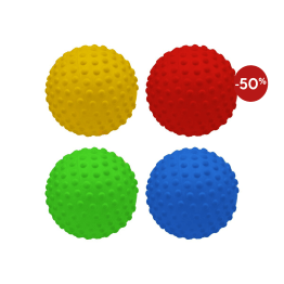 Lot de 4 balles sensorielles 16cm